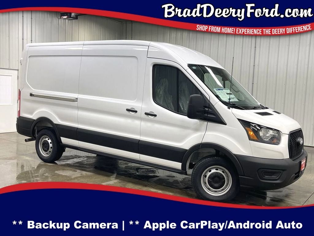 2026 Ford Transit-250 Base in Oxford White — front three-quarter view