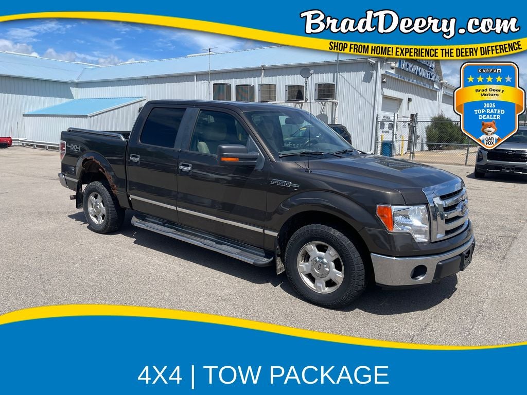 2009 Ford F-150 XL in Pueblo Gold Clearcoat Metallic — front three-quarter view