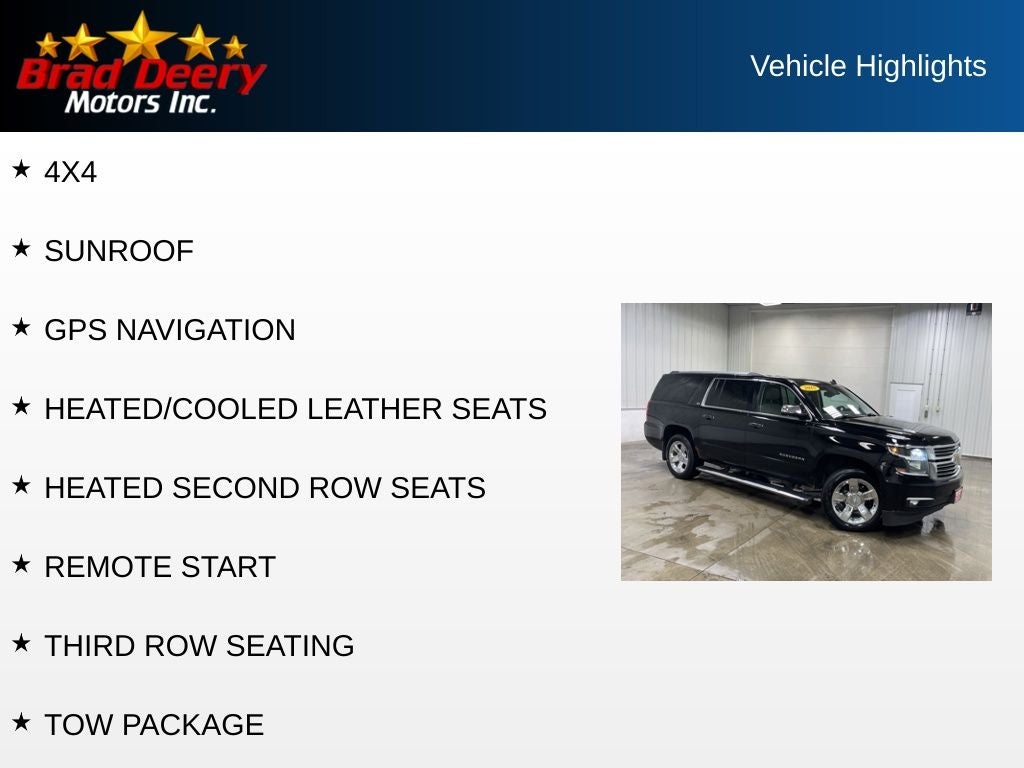 2015 Chevrolet Suburban — detail view