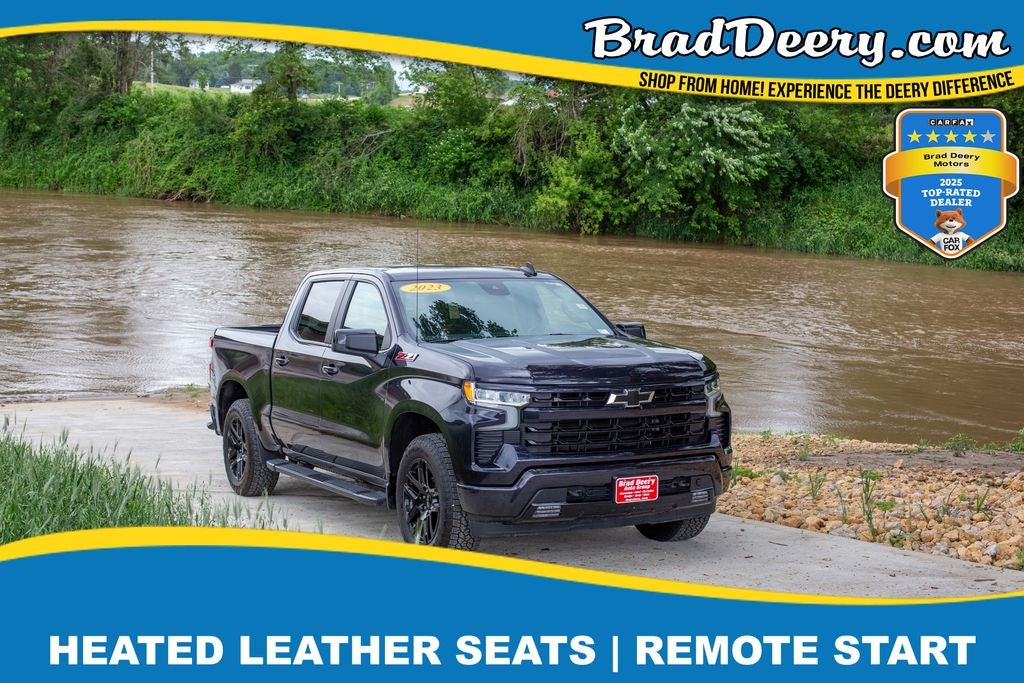 2023 Chevrolet Silverado 1500 RST in Dark Ash Metallic — front three-quarter view