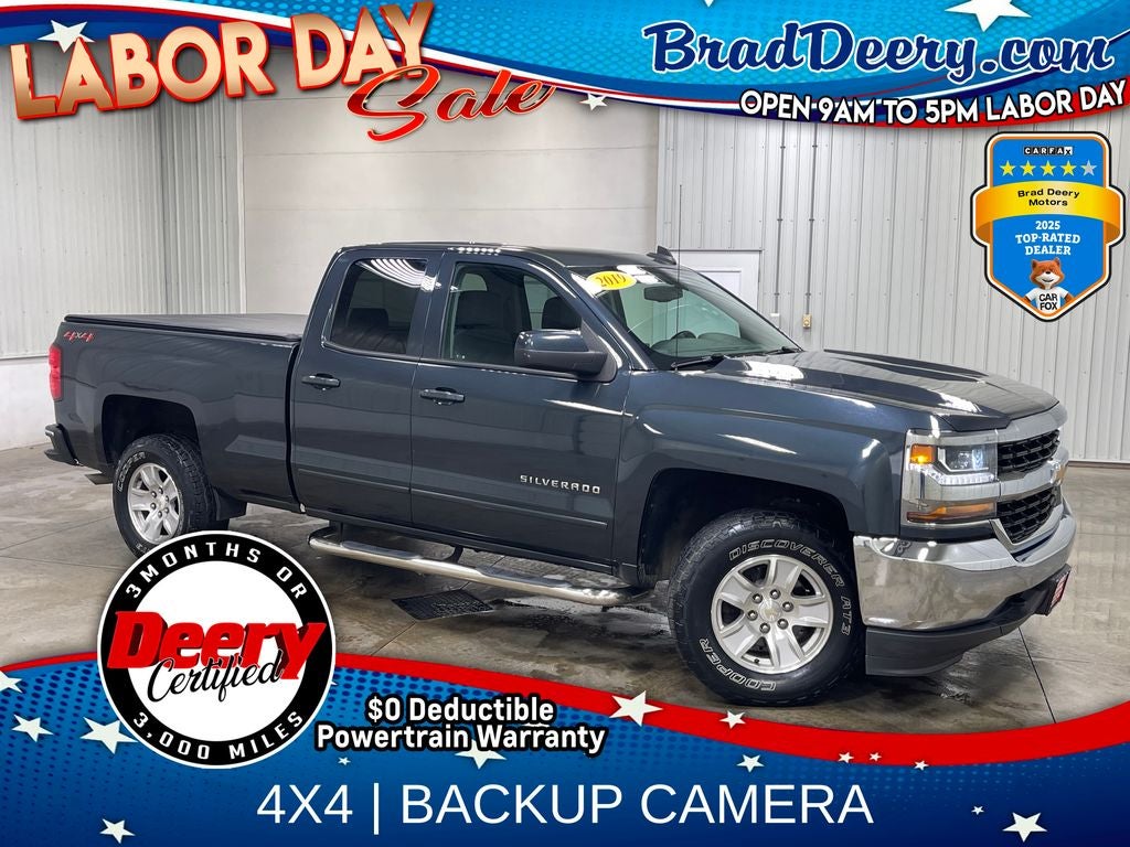 2019 Chevrolet Silverado 1500 LD LT in Graphite Metallic — front three-quarter view