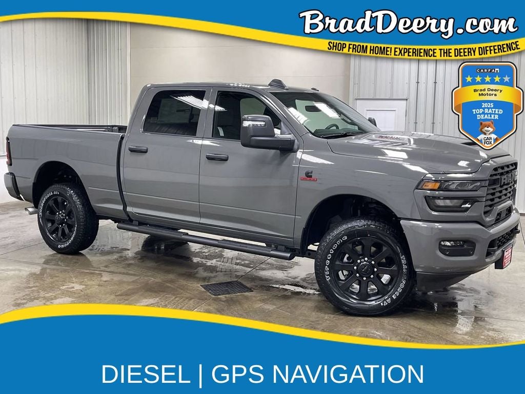 2026 RAM 2500 Tradesman in Ceramic Gray Clearcoat — front three-quarter view