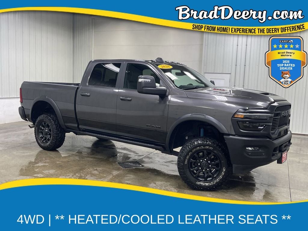 2026 RAM 2500 Power Wagon in Granite Crystal Metallic Clearcoat — front three-quarter view
