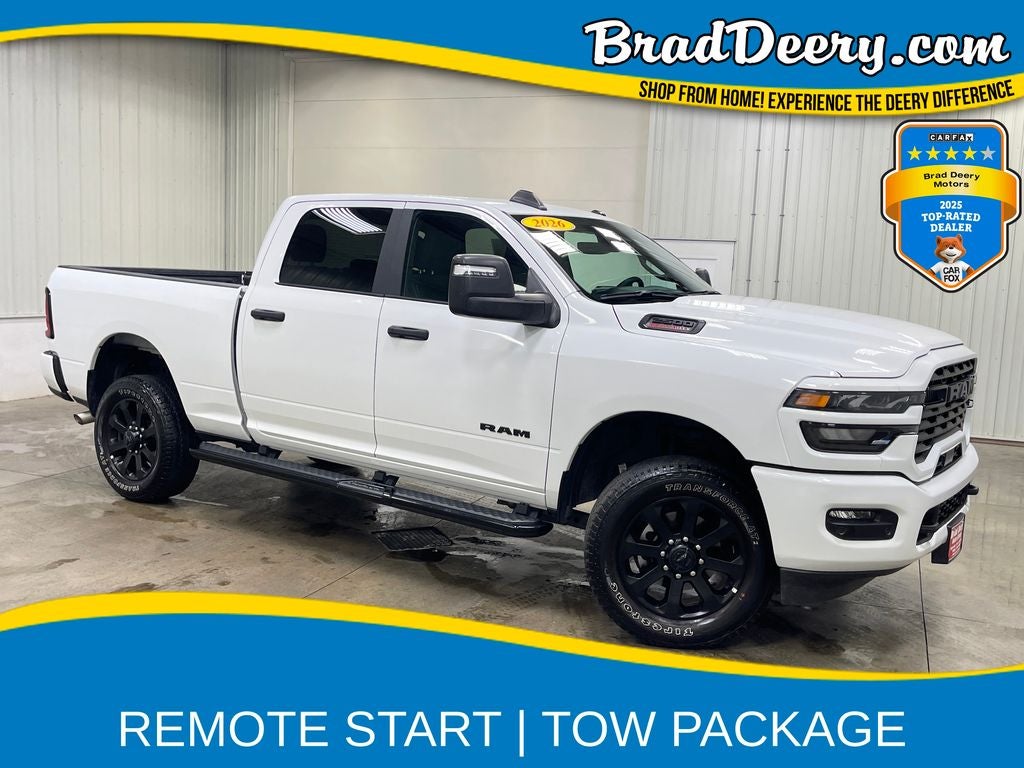 2026 RAM 2500 Big Horn in Bright White Clearcoat — front three-quarter view