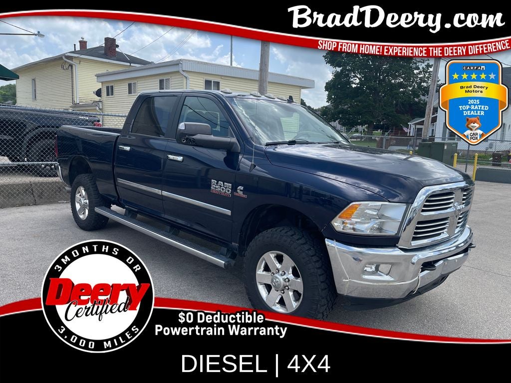 2014 RAM 2500 Big Horn in True Blue Pearlcoat — front three-quarter view
