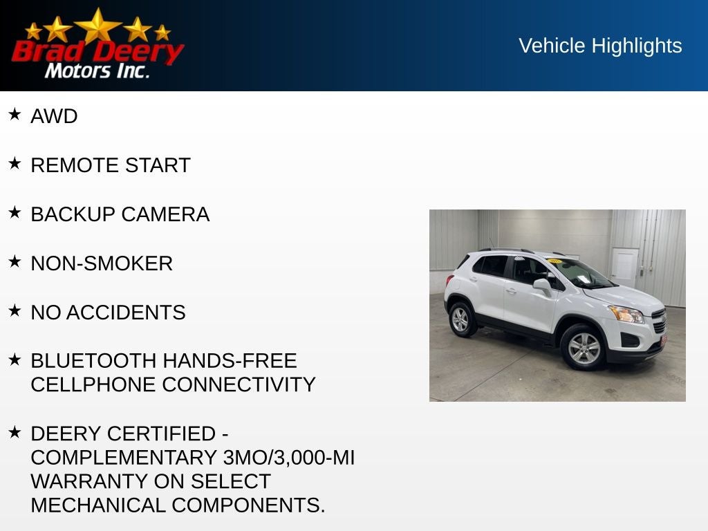 2015 Chevrolet Trax — detail view